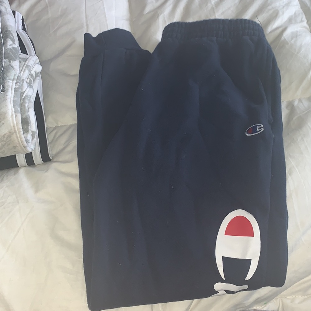 Boys size L Navy Champion Joggers.